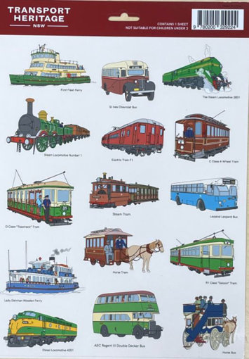 Picture of Transport Heritage Sticker Sheet